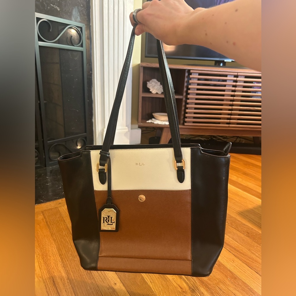 Ralph Lauren Leather Handbag - Like new